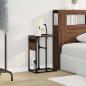 Preview: Nachttisch Braun Eichen-Optik 41,5 x 26 x 60,5 cm Holzwerkstoff