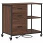 Preview: Schrank mit Ladestation 76 x 41 x 72 cm Holzwerkstoff