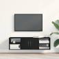 Preview: Wandregal Wandhalterung Schwarz Eichen-Optik 102 x 30 x 29 cm
