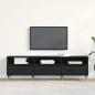 Preview: TV-Schränk 150 x 30 x 44,5 cm Schwarz Eichen-Optik
