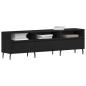 Preview: TV-Schränk 150 x 30 x 44,5 cm Schwarz Eichen-Optik