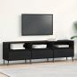 Preview: TV-Schränk 150 x 30 x 44,5 cm Schwarz Eichen-Optik