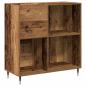 Preview: Schallplattenschrank Altholz 85 x 38 x 89 cm Holzwerkstoff