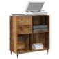 Preview: Schallplattenschrank Altholz 85 x 38 x 89 cm Holzwerkstoff