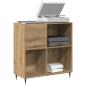Preview: Schallplattenschrank Artisan-Eiche 85 x 38 x 89 cm