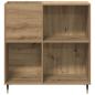 Preview: Schallplattenschrank Artisan-Eiche 85 x 38 x 89 cm