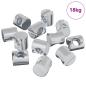 Preview: Zylindermuttern 4500 stk. Silber M6 x 12 mm Metall