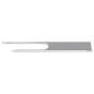Preview: Flush-Montagehalterung 419 Silber 75 x 66 x 1,4 mm Stahl