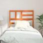 Preview: Bettkopfteil Wachsbraun 105,5 x 4 x 104 cm Massives Kiefernholz