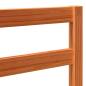 Preview: Bettkopfteil Wachsbraun 145,5 x 4 x 104 cm Massives Kiefernholz