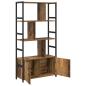 Preview: Bücherregal 80 x 30 x 155,5 cm Holzwerkstoff Altholz