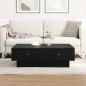 Preview: ARDEBO.de - Couchtisch Schwarz Eichen-Optik 90 x 90 x 28 cm Holzwerkstoff