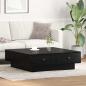 Preview: Couchtisch Schwarz Eichen-Optik 90 x 90 x 28 cm Holzwerkstoff
