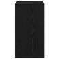Preview: Schubladenschrank 3-Schublade Schwarz 60 x 41 x 76 cm