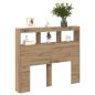 Preview: Kopfteil Artisan-Eiche Holzwerkstoff