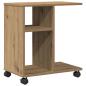 Preview: Beistelltisch Artisan-Eiche 50 x 30 x 55 cm Holzwerkstoff