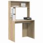 Preview: Schreibtisch Sonoma-Eiche 91 x 50 x 149 cm Holzwerkstoff
