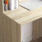 Preview: Schreibtisch Sonoma-Eiche 91 x 50 x 149 cm Holzwerkstoff