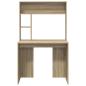 Preview: Schreibtisch Sonoma-Eiche 91 x 50 x 149 cm Holzwerkstoff