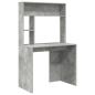 Preview: Schreibtisch Betongrau 91 x 50 x 149 cm Holzwerkstoff