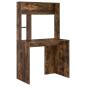 Preview: Schreibtisch Räuchereiche 91 x 50 x 149 cm Holzwerkstoff