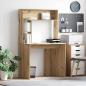 Preview: ARDEBO.de - Schreibtisch Artisan-Eiche 91 x 50 x 149 cm Holzwerkstoff