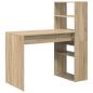 Preview: Schreibtisch Sonoma-Eiche Holzwerkstoff 113 x 54 x 120 cm