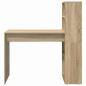 Preview: Schreibtisch Sonoma-Eiche Holzwerkstoff 113 x 54 x 120 cm