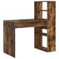 Preview: Schreibtisch Geräucherte Eiche Holzwerkstoff 113 x 54 x 120 cm