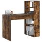 Preview: Schreibtisch Geräucherte Eiche Holzwerkstoff 113 x 54 x 120 cm