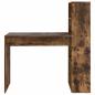 Preview: Schreibtisch Geräucherte Eiche Holzwerkstoff 113 x 54 x 120 cm