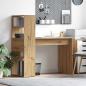 Preview: ARDEBO.de - Schreibtisch Artisan-Eiche Holzwerkstoff 113 x 54 x 120 cm
