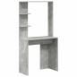 Preview: Schreibtisch Beton Grau Holzwerkstoff 78,5 x 37 x 154,5 cm