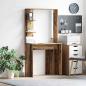 Preview: ARDEBO.de - Schreibtisch Altholz Holzwerkstoff 78,5 x 37 x 154,5 cm