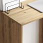 Preview: Schreibtisch Artisan-Eiche Holzwerkstoff 78,5 x 37 x 154,5 cm