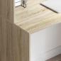 Preview: Schreibtisch Sonoma-Eiche 102 x 50 x 124 cm Holzwerkstoff