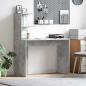 Preview: ARDEBO.de - Schreibtisch Betongrau 102 x 50 x 124 cm Holzwerkstoff