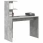 Preview: Schreibtisch Betongrau 102 x 50 x 124 cm Holzwerkstoff