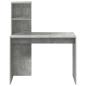Preview: Schreibtisch Betongrau 102 x 50 x 124 cm Holzwerkstoff