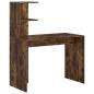 Preview: Schreibtisch Räuchereiche 102 x 50 x 124 cm Holzwerkstoff