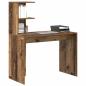 Preview: Schreibtisch Altholz 102 x 50 x 124 cm Holzwerkstoff