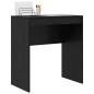Preview: Schreibtisch Schwarz Eichen-Optik 70 x 40 x 76 cm