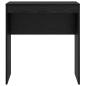 Preview: Schreibtisch Schwarz Eichen-Optik 70 x 40 x 76 cm