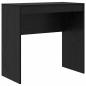 Preview: Schreibtisch Schwarz Eichen-Optik 80 x 40 x 76 cm