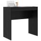 Preview: Schreibtisch Schwarz Eichen-Optik 80 x 40 x 76 cm