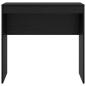 Preview: Schreibtisch Schwarz Eichen-Optik 80 x 40 x 76 cm