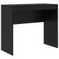 Preview: Schreibtisch Schwarz Eichen-Optik 90 x 40 x 76 cm