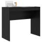 Preview: Schreibtisch Schwarz Eichen-Optik 90 x 40 x 76 cm