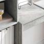 Preview: Schreibtisch Beton Grau 90 x 40 x 76 cm