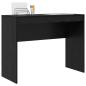 Preview: Schreibtisch Schwarz Eichen-Optik 100 x 40 x 76 cm